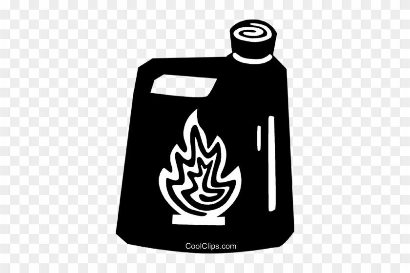 Flammable Liquid Royalty Free Vector Clip Art Illustration - Emblem #1736968