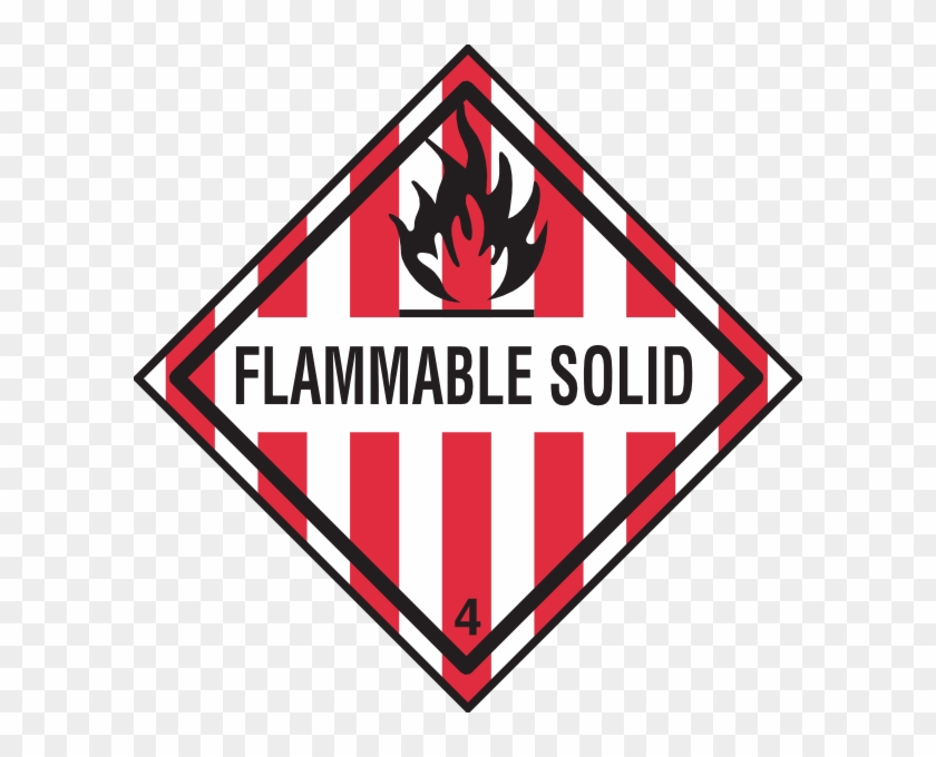 Flammable Solid Clip Art - Flammable Solids #1736972