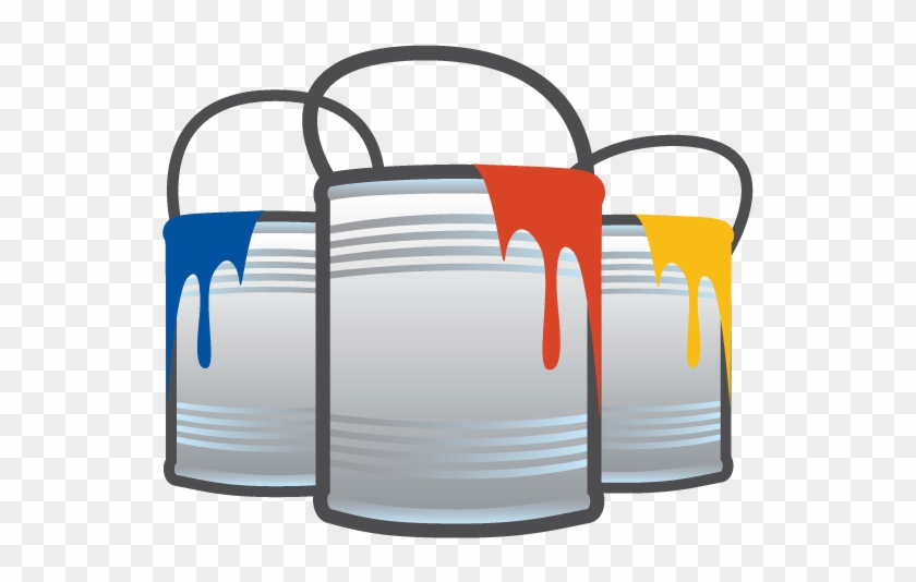 How Is Paint Recycled - Paint Cans Clipart Transparent #1736986