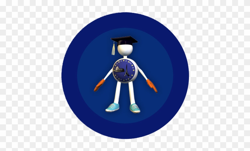 European/international Joint Phd Alumni - Cartoon #1737130