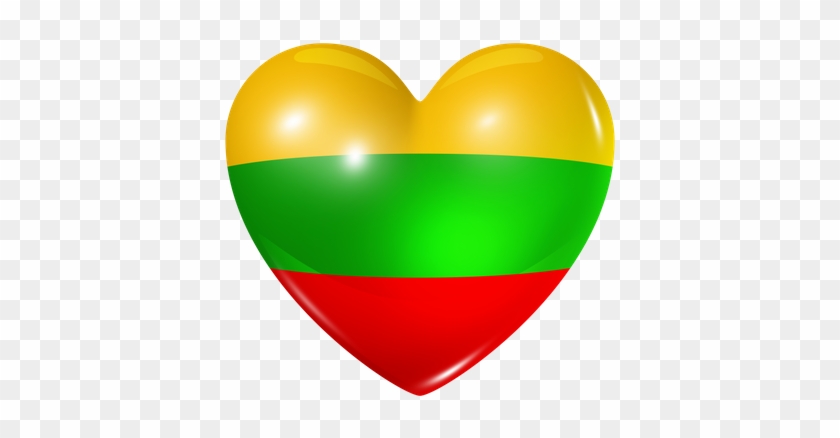 Love Lithuania, Heart Flag Icon - Corazon Bandera De Venezuela #1737310