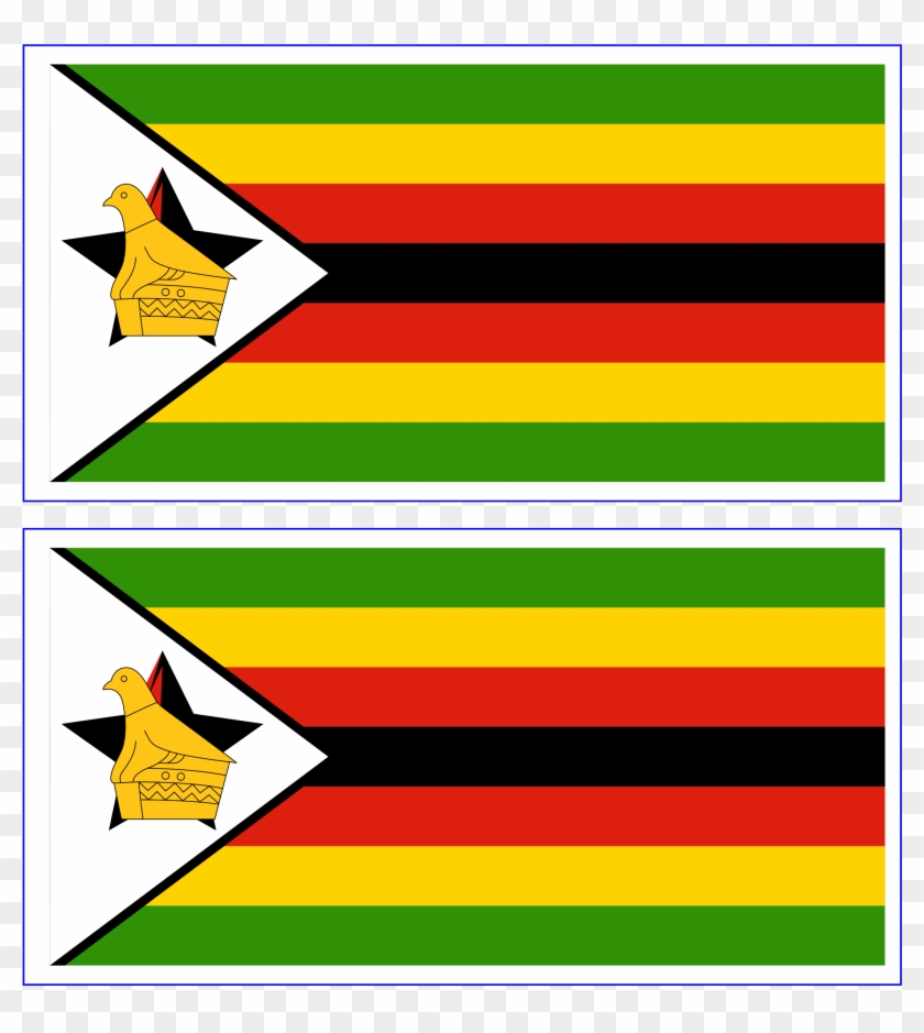 Blank Printable Small Flags - Zimbabwe Flag #1737326