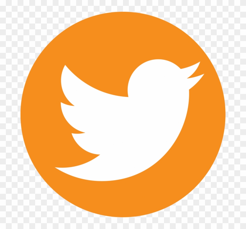 Twitter - Orange Location Icon Png #1737331