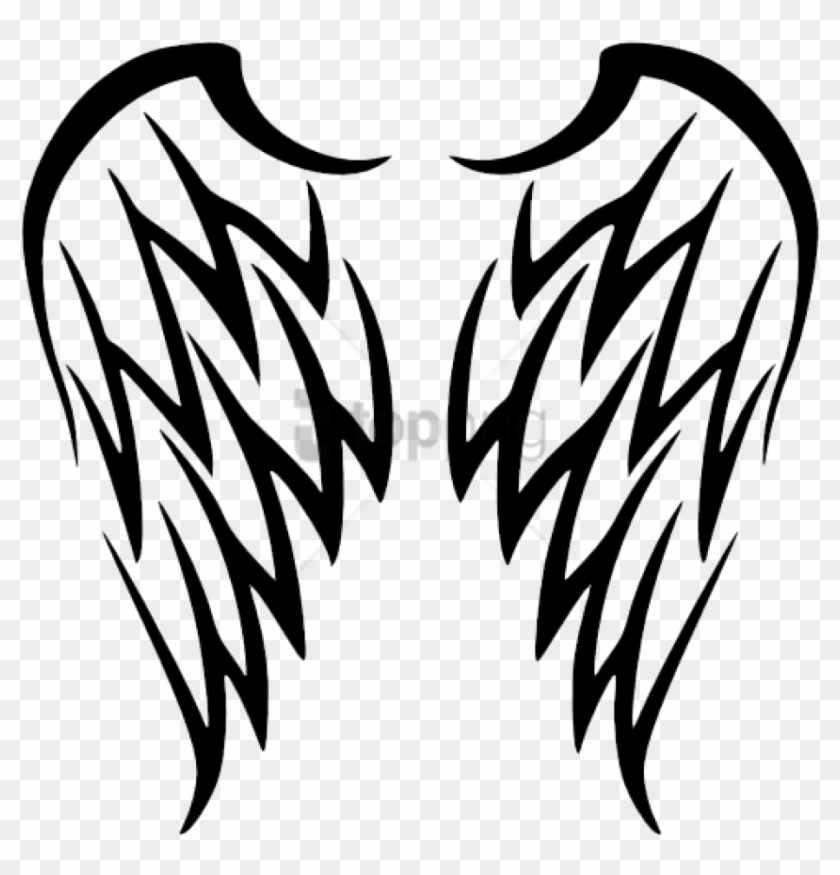 Free Png Download Tribal Angel Wings Tattoo Png Images Tribal