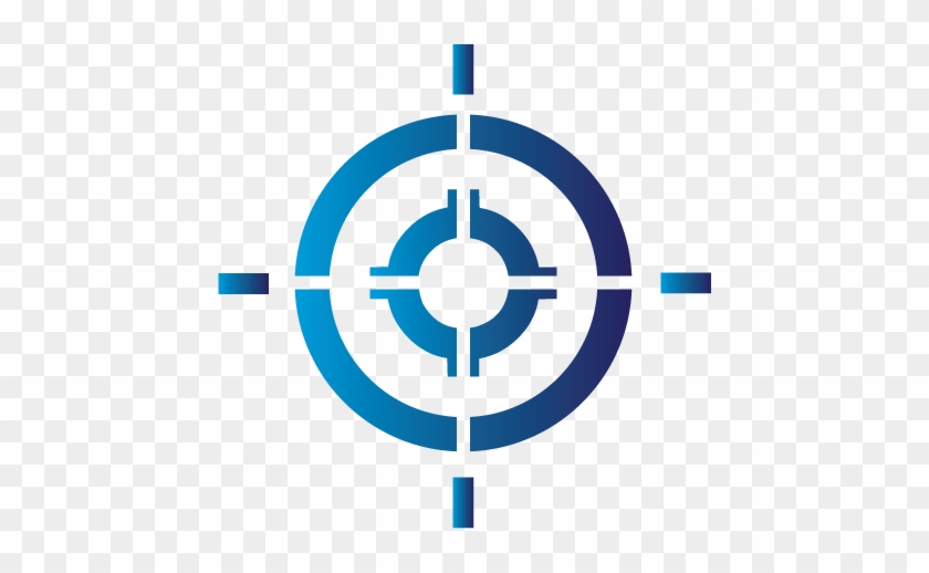 Free Crosshair Png Cliparts Download Free Clip Art - Transparent Background Blue Crosshair #1737657