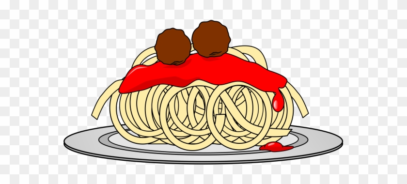 Spaghetti Clipart Animated - Clip Art Spaghetti And Meatballs #1737706