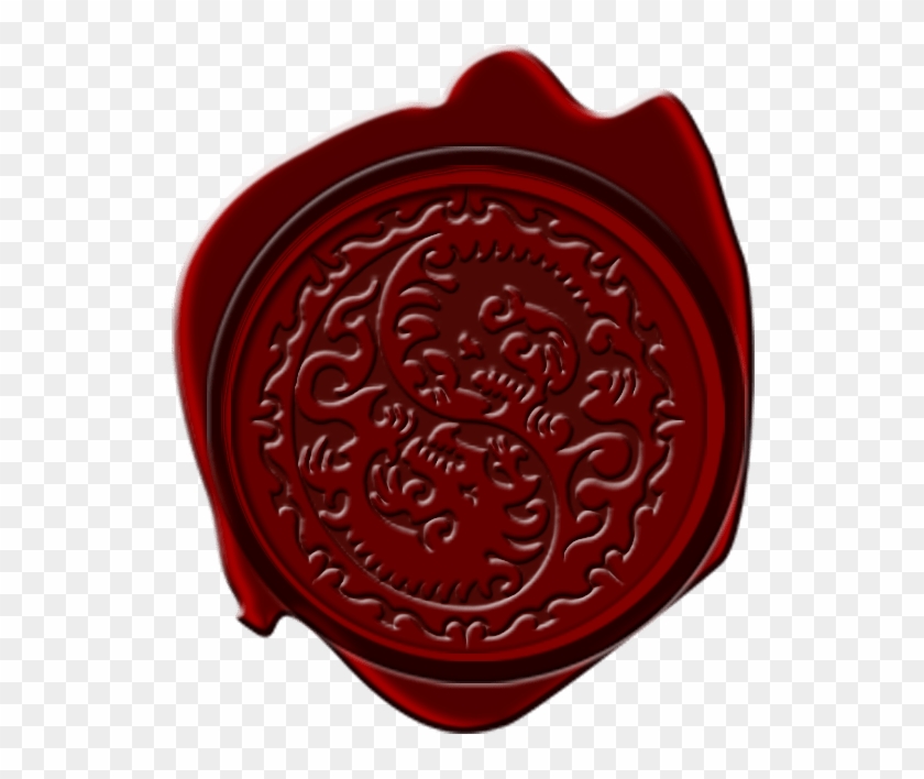 Dragon Wax Seal Stamp - Dragon Wax Seal Png #1737740