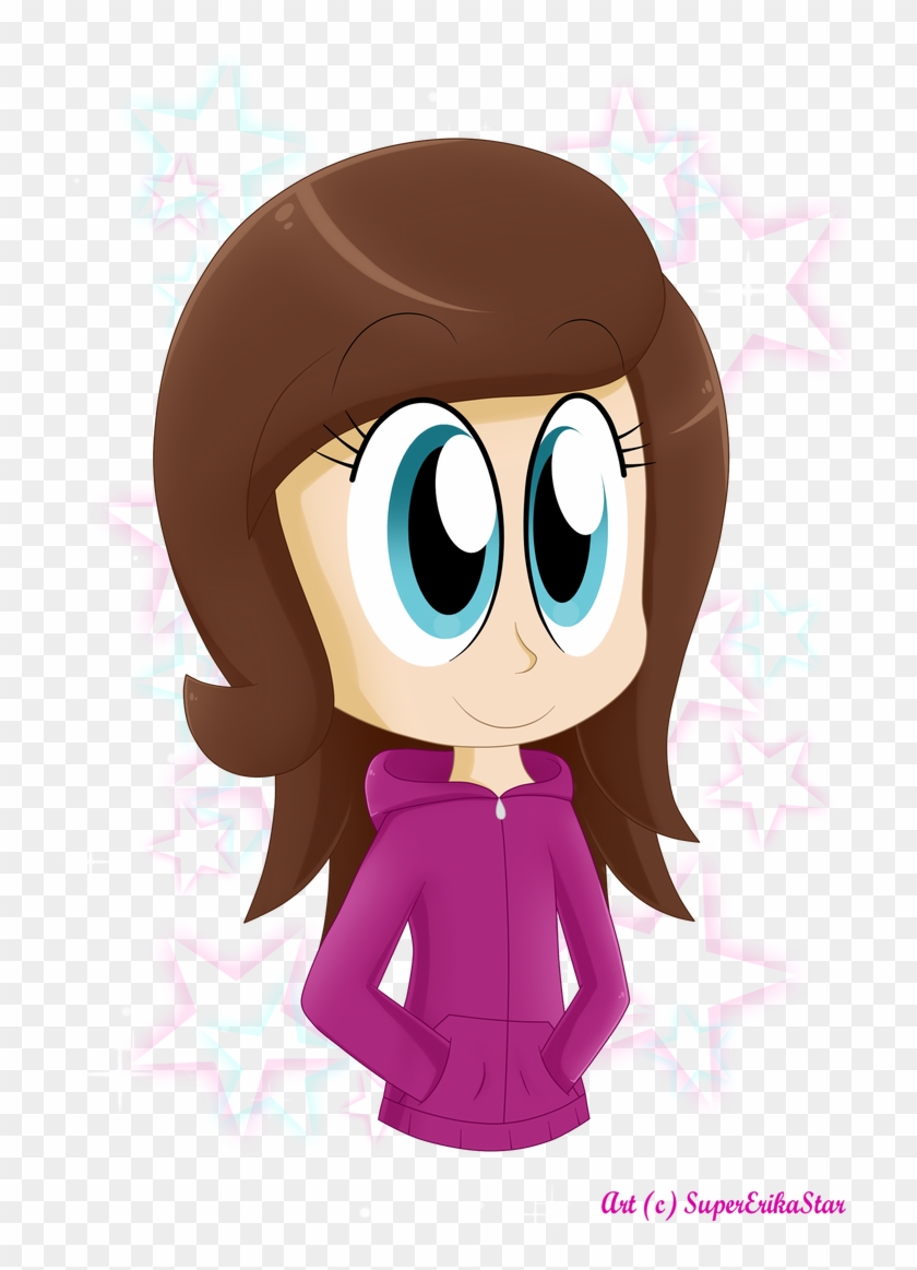 Fuchsia Sweatshirt By Supererikastar - Cartoon #1737765