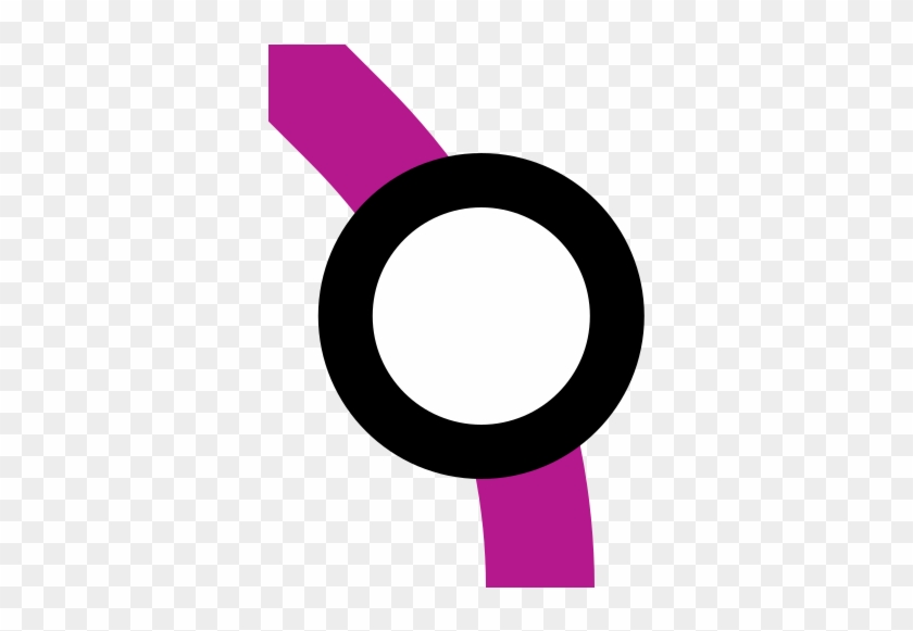Bsicon Int 4 Fuchsia - Circle #1737770