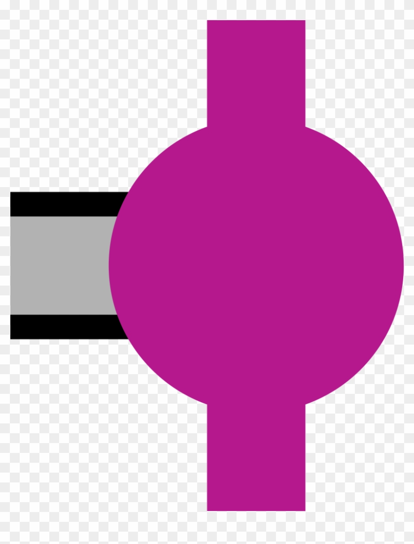 Bsicon Xbhf-r Fuchsia - Circle #1737775