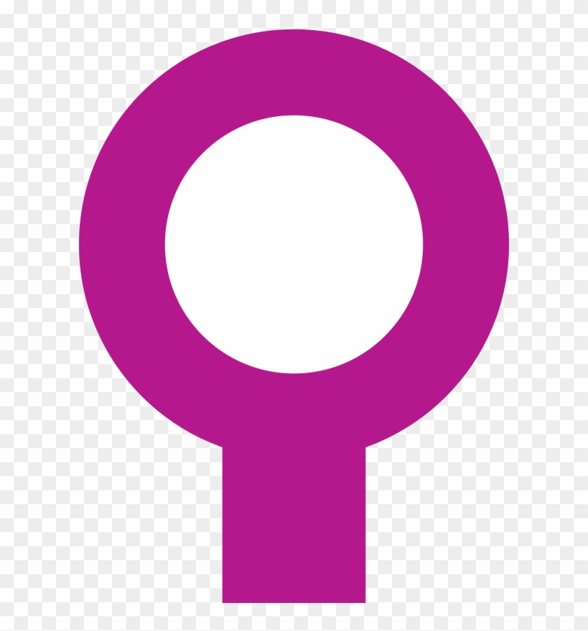Bsicon Kdsta Fuchsia - Female Sign Icon Png #1737793