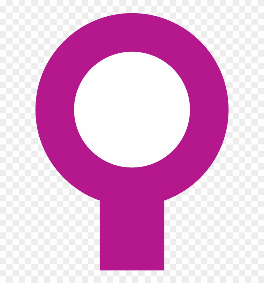 Bsicon Kdsta Fuchsia - Female Sign Icon Png #1737793