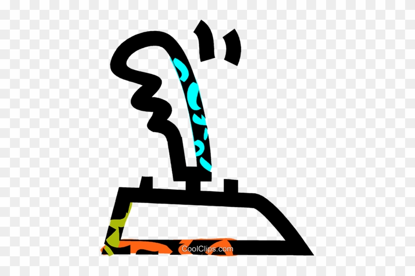 Computer Joystick Royalty Free Vector Clip Art Illustration - Computer Joystick Royalty Free Vector Clip Art Illustration #1737824