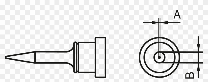 Weller Soldering Tip Lt 1s, - Weller #1737956