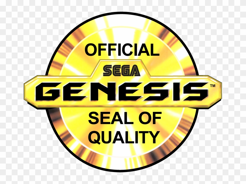 Logo » Sega Genesis Official "gold" Seal Of Quality - Official Sega Seal Of Quality #1738002