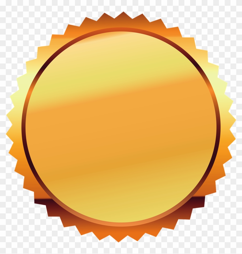 Seal Gold Certificate - Certificate Ribbon Png #1738012