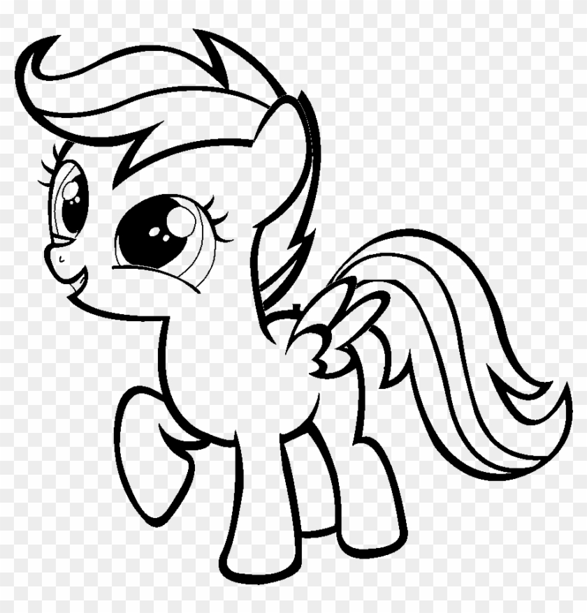Silver Spoon - My Little Pony Scootaloo Coloring Pages #1738130