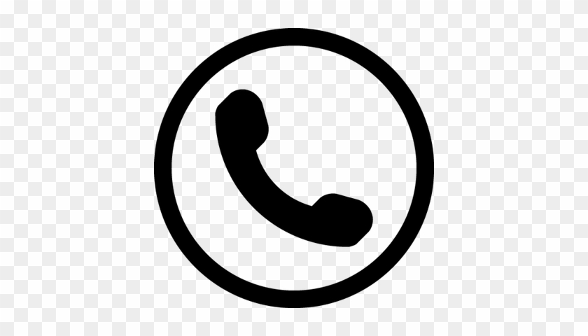 Phone Symbol In Circle #1738210