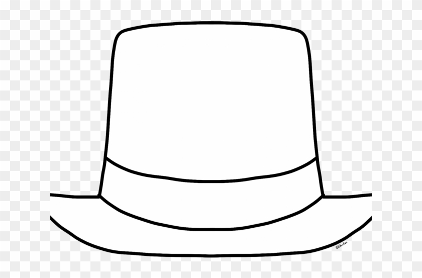 Hat Clipart New Years Eve - White Top Hat Clipart #1738230