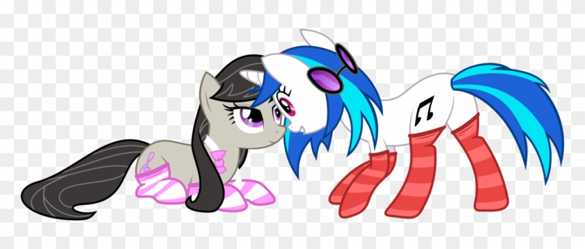 Alexiy777, Bow, Bowtie, Clothes, Dj Pon-3, Earth Pony, - Vinyl X Octavia Sleeping #1738334