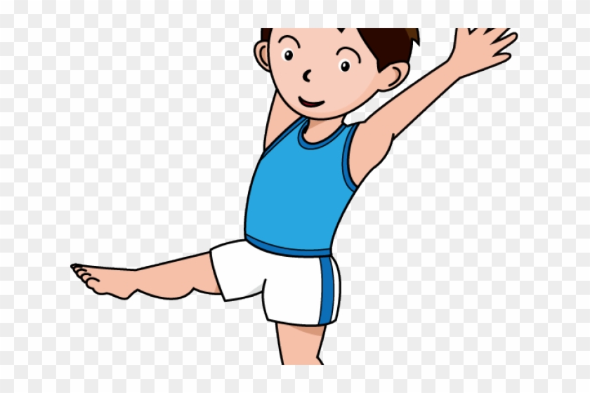 Gymnastics School Cliparts - Sliding Locomotor Movement Clipart #1738479