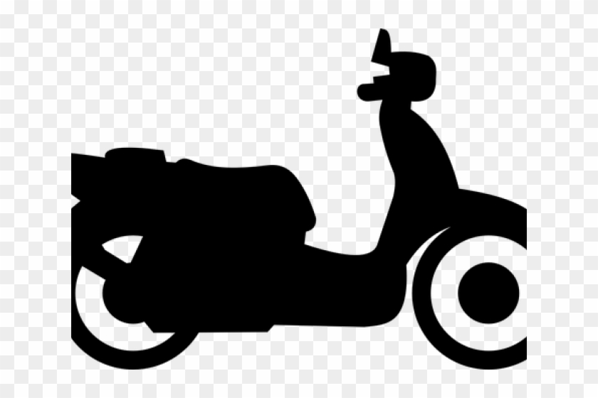 Scooter Clipart Two Wheeler - Scooter Clip Art #1738601