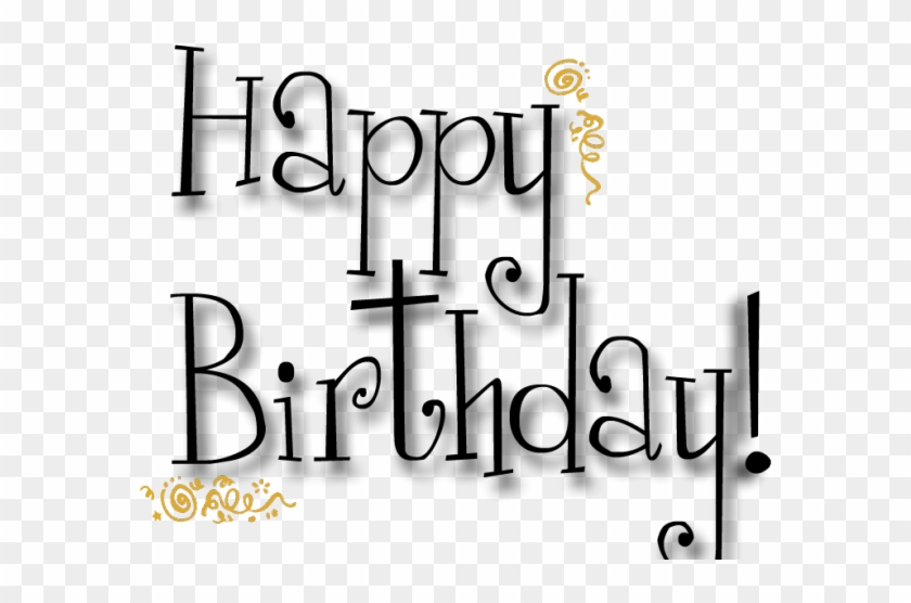 Black Clipart Happy Birthday - Happy Birthday Quotes #1738624