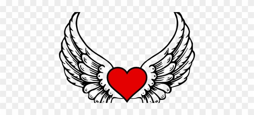 Download Wallpaper Angel - Hearts Wings #1738697