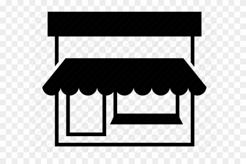 Shop Clipart Retail Shop - Retail Silhouette Png #1739234