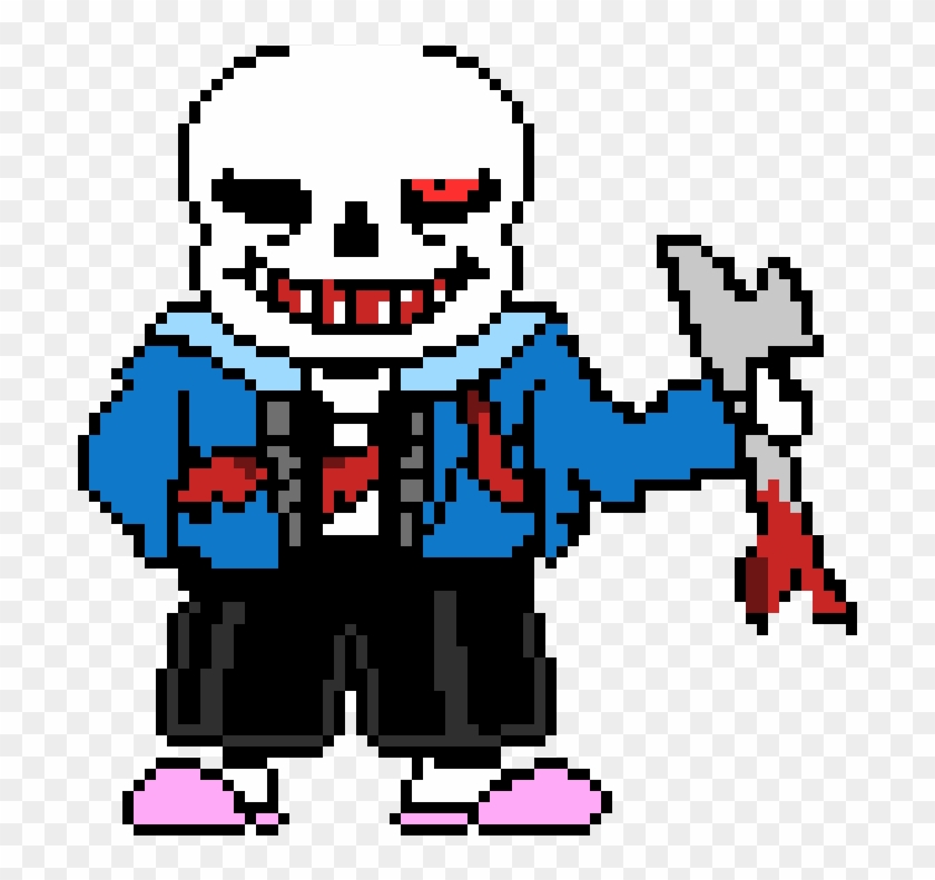 Blue Eye Sans Pixel Art Grid / Temmie is a species of monster in the