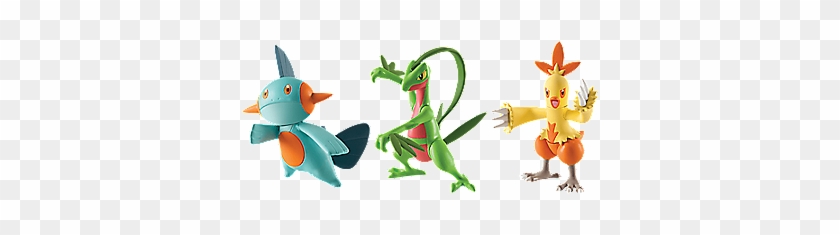 Pokémon Action Pose Figure 3-pack, Combusken, Marshtomp - Pokemon Tomy Grovyle Combusken Marshtomp #1739293