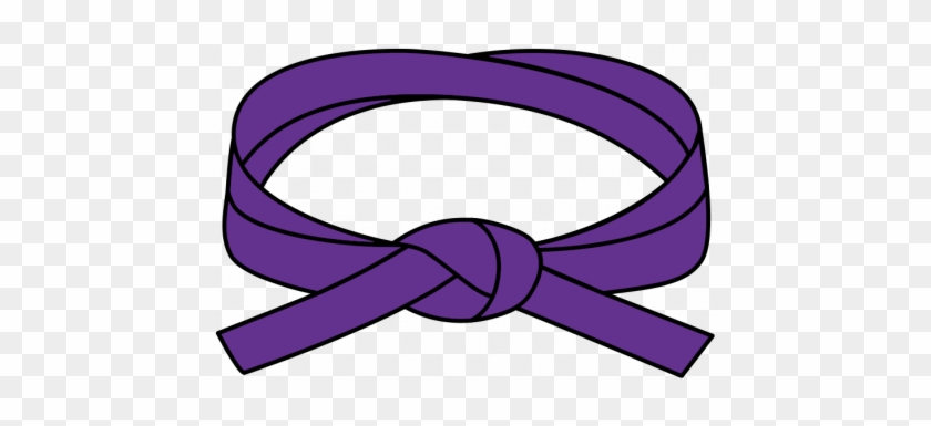 Karate Belt 1 Purple Illustration Graphic By Pixel - Karate Belt 1 Purple Illustration Graphic By Pixel #1739313