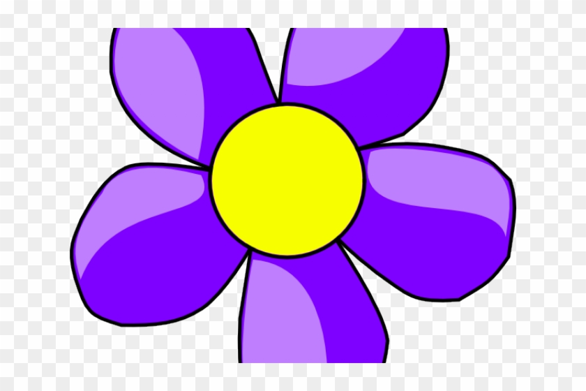 Purple Flower Clipart Flowr - Flower Clip Art #1739389