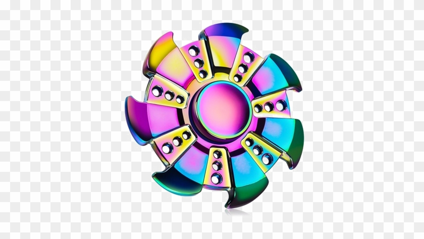 Rainbow Fidget Spinner Png Image - Fidget Spinner Rainbow Time Killer #1739429