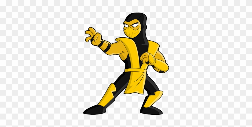 Mortal - Scorpion Mortal Kombat Cartoon #1739588