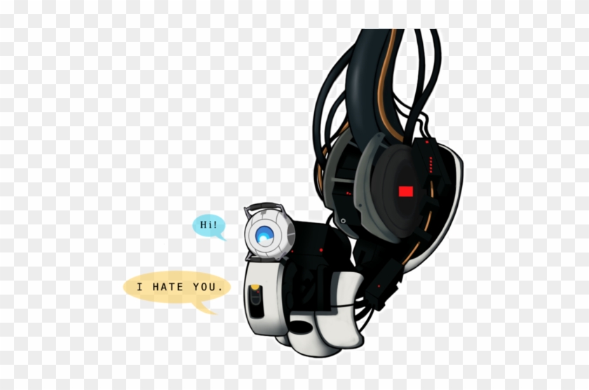 Portal Art Wheatley - Portal 2 Wheatley X Glados #1739703