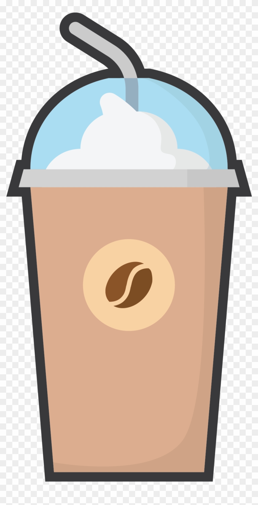 Frappe W/ Whipped Cream - Frappe Clipart Png #1739715