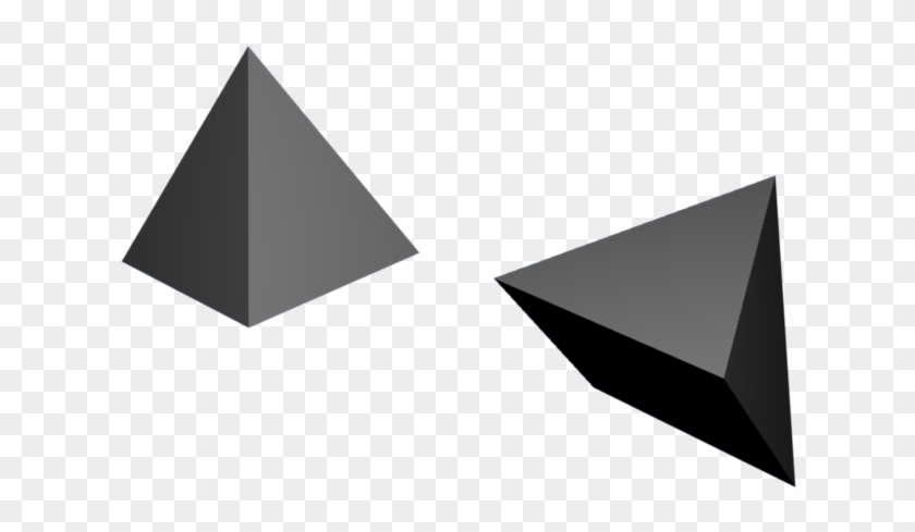 Pirâmide 3d Png Clipart Pyramid Blender - 3d Black And White Pyramid #1739771