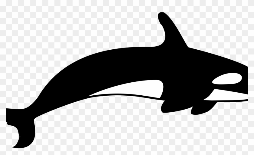 Frightening Shamu Clipart Whale Common Bottlenose Dolphin - German Shepherd Running Silhouette #1739774