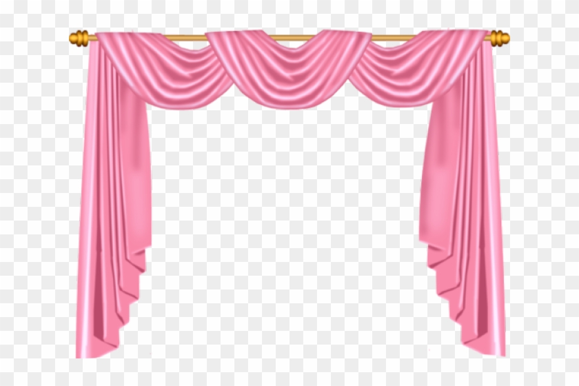 Curtain Clipart Press Button - Cortina Bailarina Png #1739828