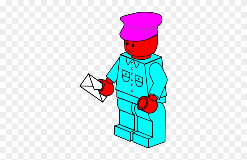 There Is 37 Postman Free Cliparts All Used For Free - Lego Coloring Pages #1739858