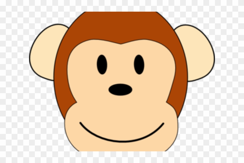 Ear Clipart Monkey - Monkey Head Clip Art #1739881