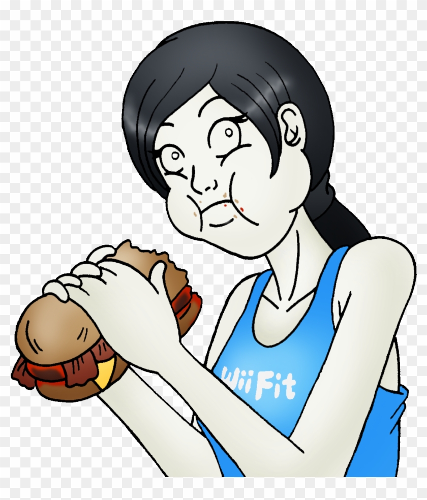 Krystal Can't Enjoy Her Sandwich - Wii Fit Trainer Sandwich #1740111