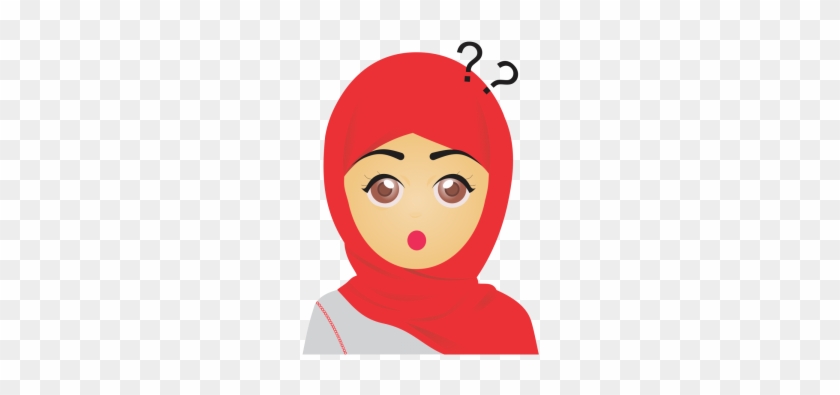 Muslim Emoji Set Cute Expressions, Expression, Express, - Emoji Muslimah #1740124