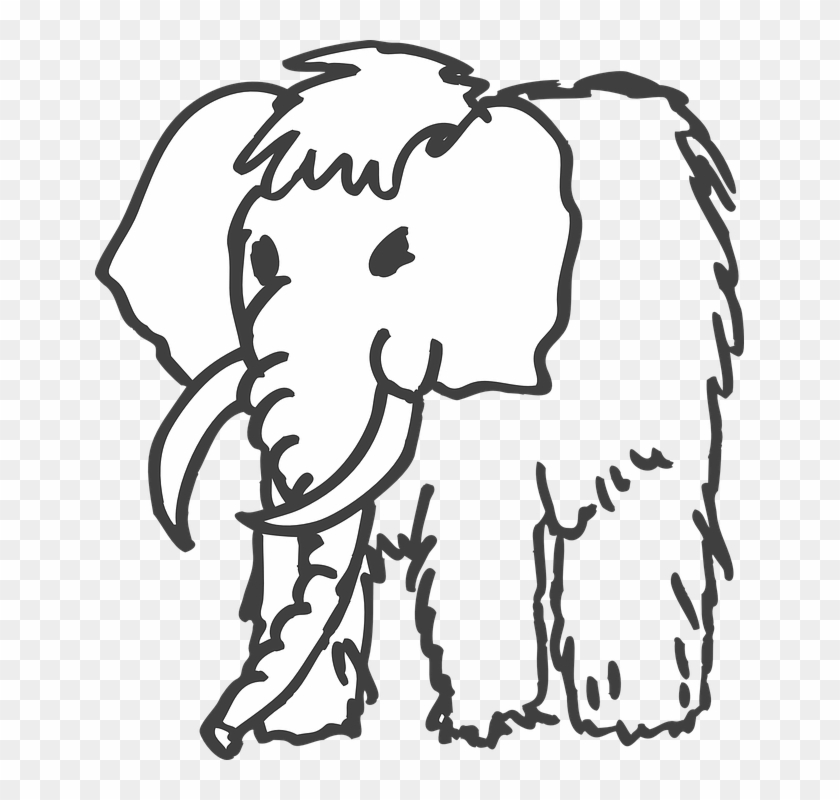 Hmm, But It's Big - Mammoth Clip Art #1740136