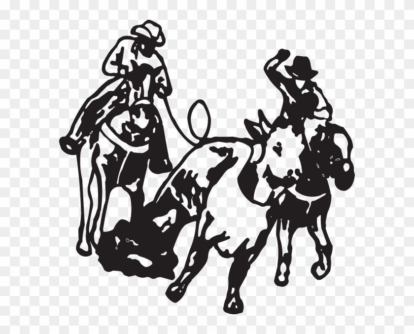 rodeo roping clipart