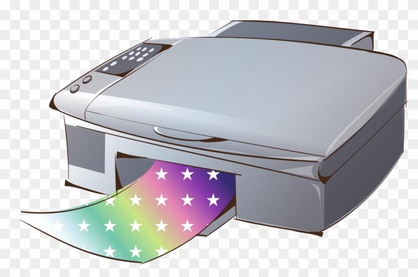 Printer Clipart Output Device - Impresora En Dibujos Animados #1740313