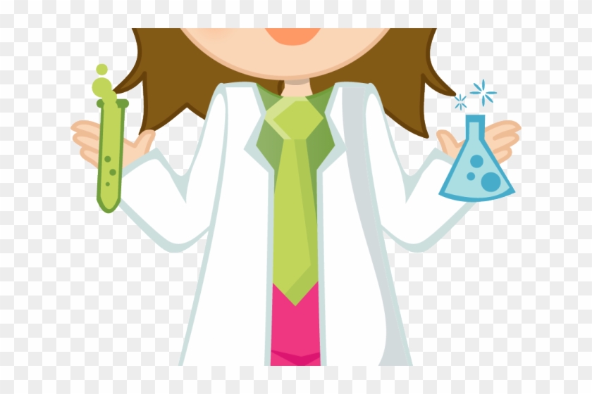 Scientist Clipart Chalkboard - Caratula De Ciencia Y Tecnologia #1740349