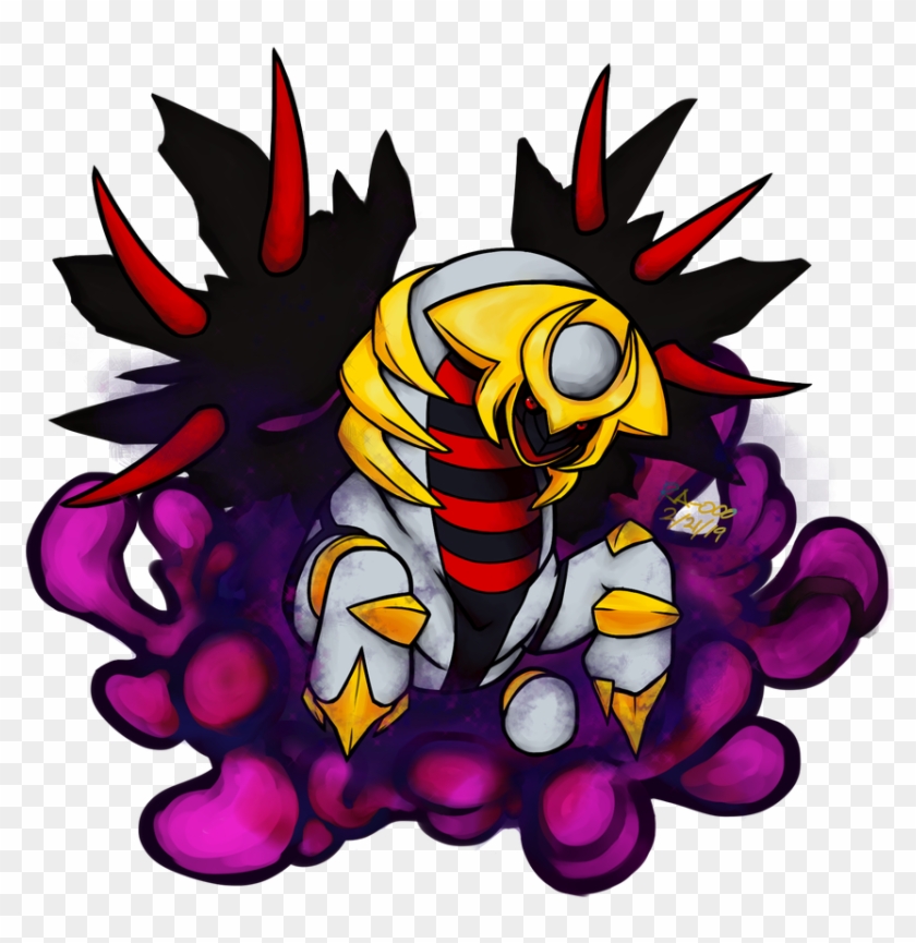 Giratina Used Shadow Force By Ra-ooo - Illustration #1740454