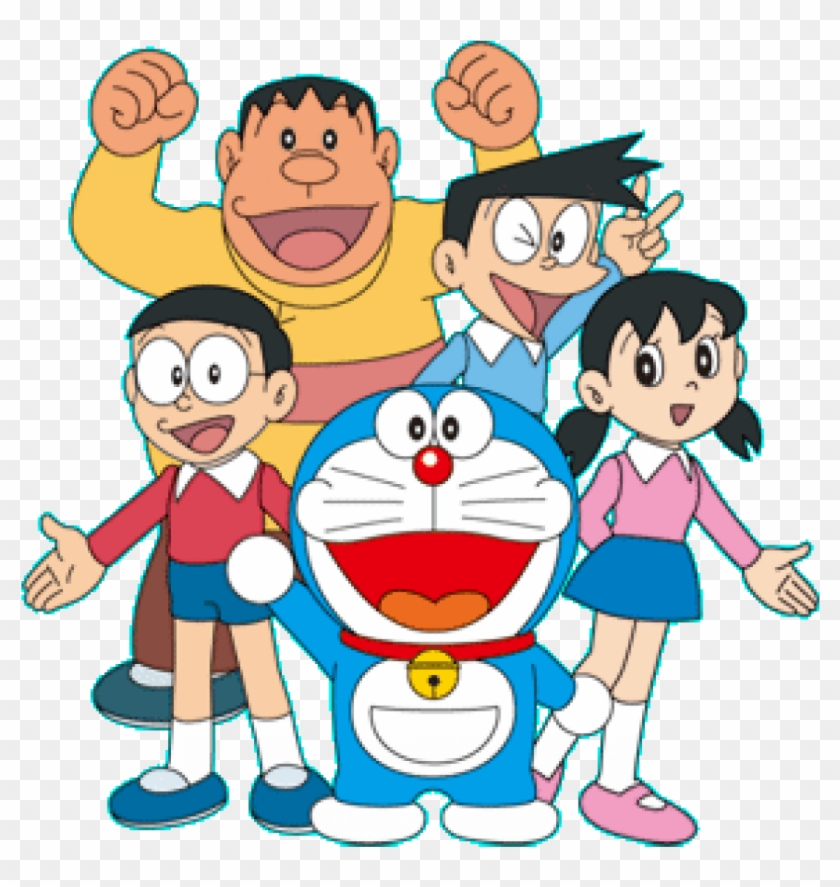 Doraemon In Hindi Hello Friends Werlcome To - Drawing Of Doraemon And Friends #1740577